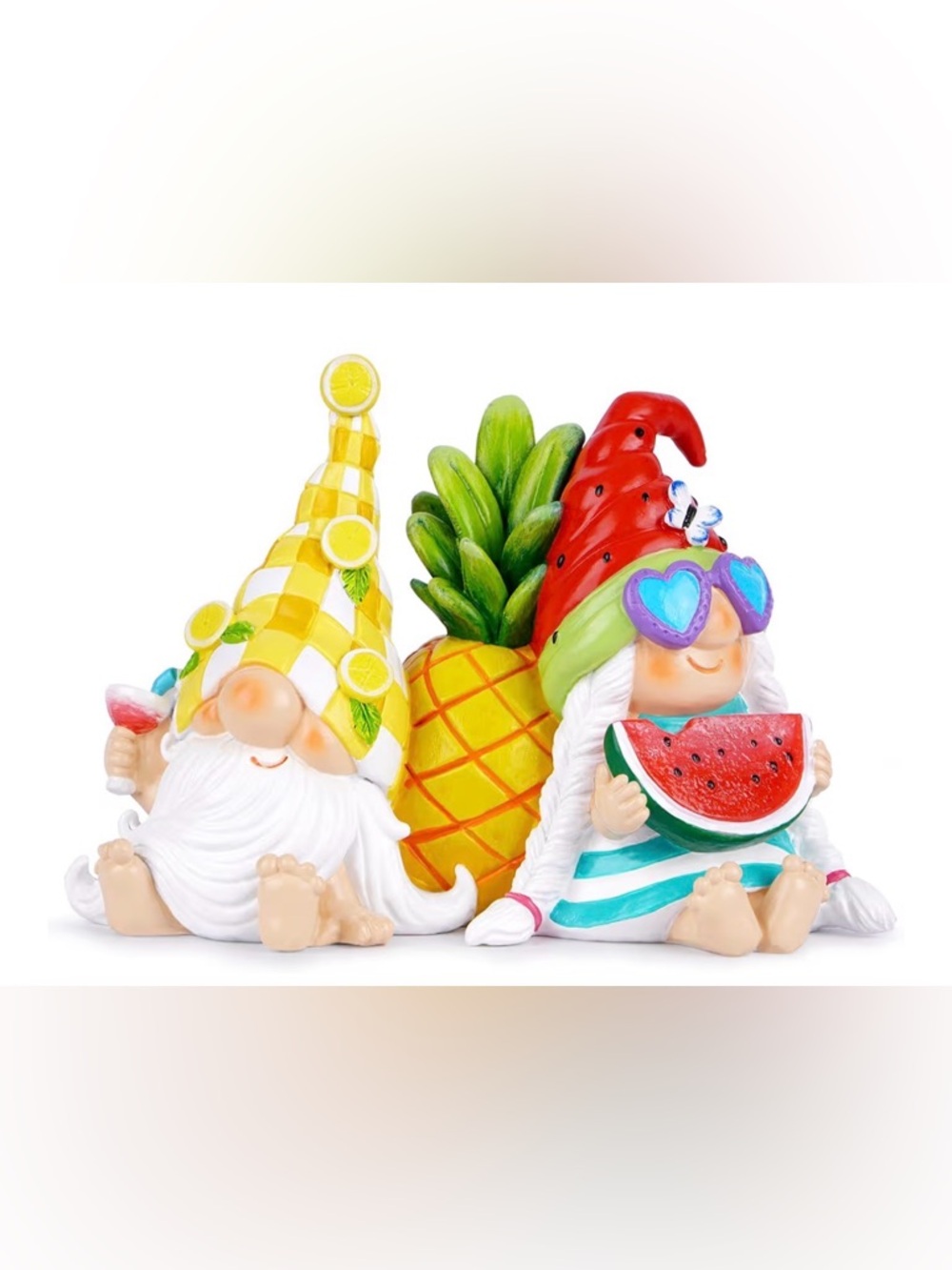 Hodao Summer Fruit Themed Garden Gnomes